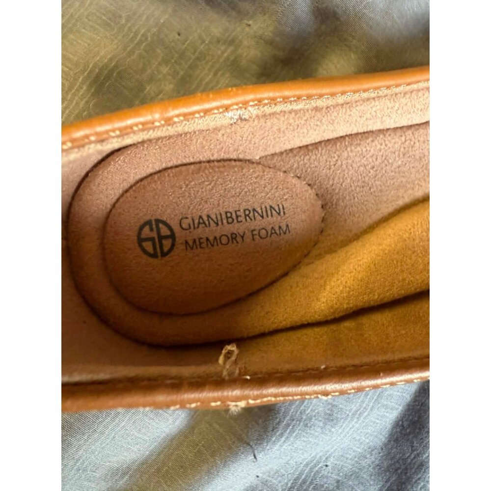NIB Giani Bernini Women's Aerinn Leather Ballet Flats Sz 9 NIB - Picture 6 of 6